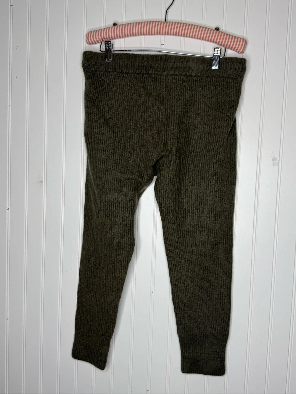 Jenni Kayne Merino Wool Baby Alpaca Blend Fisherman Knit Sweatpants Size Medium